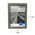 thumbnail image 4 of (4 pack) Mainstays - 5x7 Picture Frame - Rustic Gray Gallery Linear Program Tabletop & Wall Photo Frame, set of 3, 4 of 8