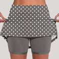 thumbnail image 2 of BVOFAR Skorts for Women High Waisted Tennis Skirts with Built-in Shorts Stretchy Printed Skort Gray XXL, 2 of 6