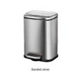 thumbnail image 3 of Kearding Cubo de basura elegante para cocina y baño, cubo de basura para baño, cubo de basura, cubo de basura para cocina, cubo de basura Suministros de limpieza para el hogar plata, 3 of 6