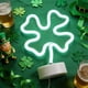 thumbnail image 4 of CaiYueKe LED Hanging Window Light with Clovers for St Patrick's Day Decor Battery Operated USB Powered Suction Cup Indoor Outdoor Home Party Decoration, 4 of 7