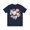 Navy, variant on Floral Graphic Unisex 100 Cotton Vintage Artwork Short Sleeve Jersey 57