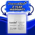 thumbnail image 2 of PowerStar Replacement T-105 GC2 6V 200Ah Deep Cycle Flooded Lead Acid Battery x2, 2 of 8