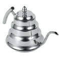 thumbnail image 4 of Stainless Steel Durable In Use Coffee Drip Pot, Bamboo Joint Design Tea Pot, Tea Kettle For Using On Gas, Electric And Induction Stove, 4 of 5