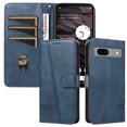 thumbnail image 1 of Phone Case for Google Pixel 7A 5G Magnetic PU Leather Card Slots Durable Wallet Cover, 1 of 5