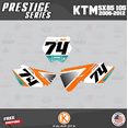 thumbnail image 4 of Kalair GFX Graphics Kit for Ktm SX85 SX105 (2006-2012) Prestige Series, 4 of 5