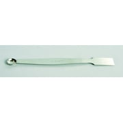 SPATULA, STAINLESS STEEL, ONE END FLAT, ONE END SPOON