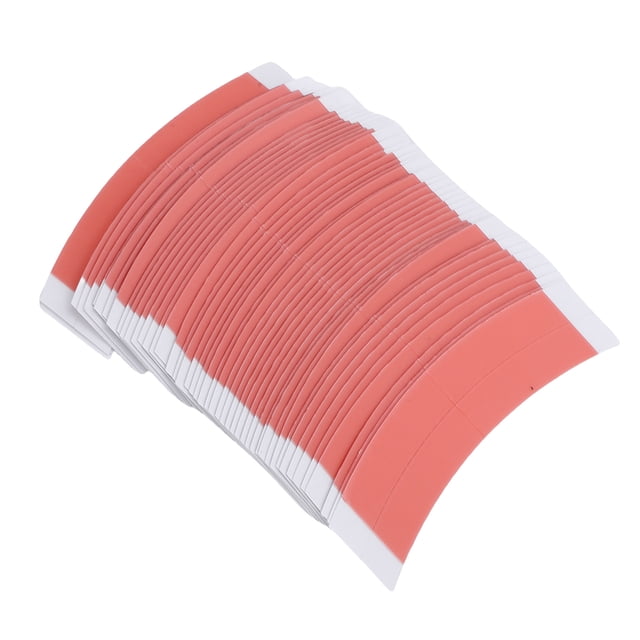 50 Pcs Ruban pour Perruque, Ruban Adhésif Invisible Double Face Résistant à la Transpiration et Respirant pour Perruque, avec Matériau PU Résistant à l'Eau et Design Perforé