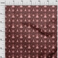 thumbnail image 3 of oneOone Viscose Chiffon Maroon Fabric African Tribal Quilting Supplies Print Sewing Fabric By The Yard 42 Inch Wide, 3 of 4