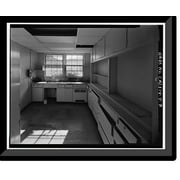 Historic Framed Print, Oakland Naval Supply Center, Administration Building-Dental Annex-Dispensary, Between E & F Streets, East of Third Street, Oakland, Alameda County, CA - 7, 17-7/8" x 21-7/8"