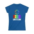 thumbnail image 4 of Proud LGBT Shirt Love is Love Shirt LGBTQ Pride Rainbow Flag Shirts for Women, 4 of 8