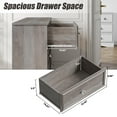 thumbnail image 5 of Relefree 6 Drawer Dresser for Bedroom, Modern Storage Cabinet Chest of Drawers LED Lights for Living Room, Closet, Hallway, Gray, 5 of 7