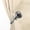 Satin Nickel, variant on Central Design 4887-034 Lucid Curtain Holdback Set, Antique Brass - Set of 2