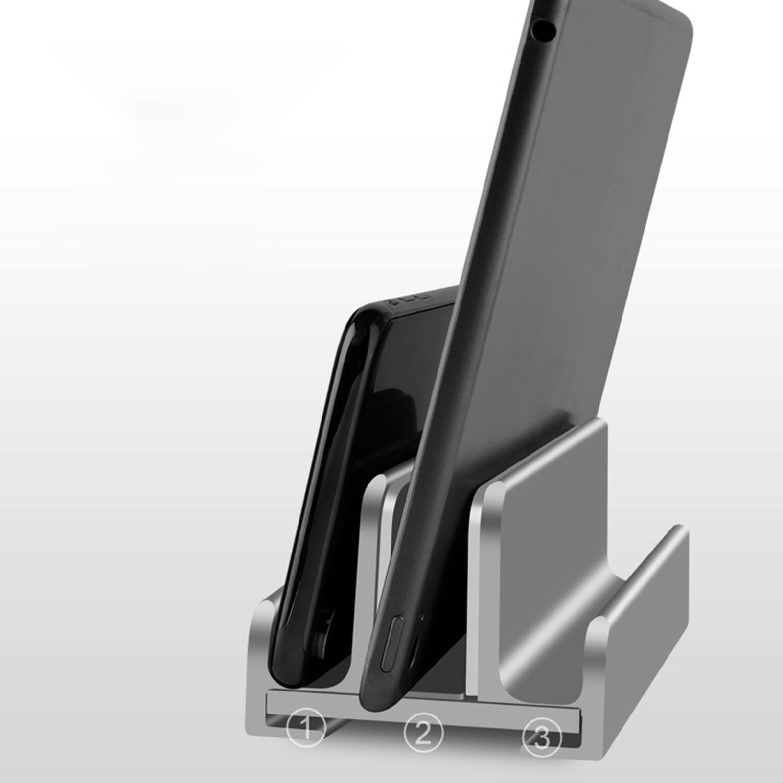 LeeQinersw Universal Vertical Laptop Stand Stand Holder for Notebooks Desktop Organize Gray