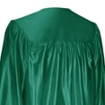 thumbnail image 5 of Endea Graduation Shiny Emerald Green Graduation Gown  Cap, 5 of 9