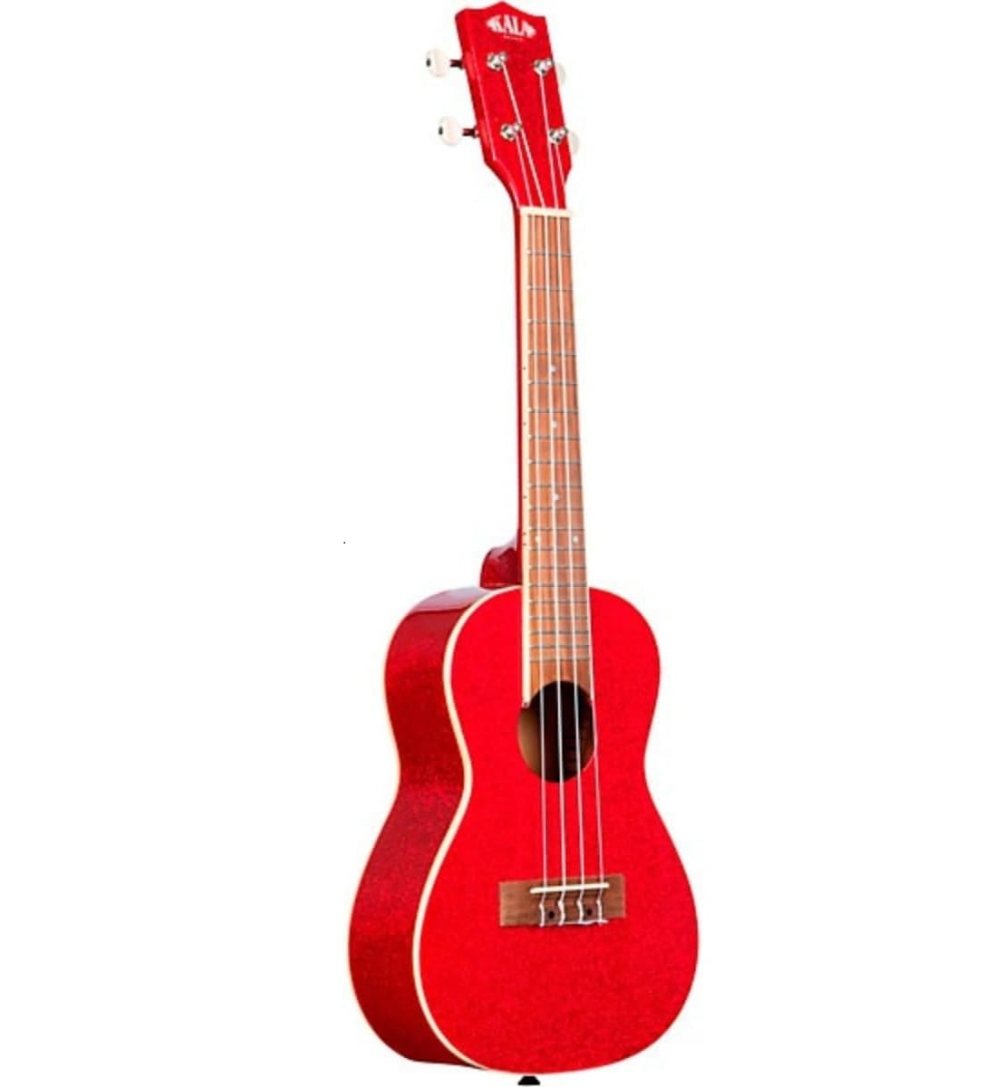 Kala Brand Music Sparkle Ritzy Red Gloss Concert Ukulele (KA-SPRK-RED)