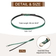 thumbnail image 2 of 4 PCS Banda de Sombrero Estirable Cinturones de Sombrero Brillantes para Mujeres Hombres Sombreros de Vaquero (Verde), 2 of 7