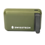 Swiss Tech Portable Power Bank, 10000mAh, Wireless Charging, Magnetic Attachment, Fast Charge Compatible