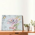 thumbnail image 4 of Gukieu Vintage Rose Print Horizontal Canvas Decorative Painting 12x16 Inch Shrinkage Resistant Frame Hanging Home Wall Art Decor, 4 of 6