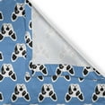thumbnail image 5 of Ambesonne Bulldog Grommet Curtain, Hipster Funny Puppies, 50" x 108", Blue Black and White, 5 of 6