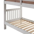 thumbnail image 3 of My Bed Now Olympus Twin-over-Twin 2-Drawer Wood Bunk Bed w/ Ladder in White, 3 of 5