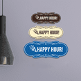thumbnail image 2 of Signs ByLITA Designer Happy Hour! Sign (Black) - Medium, 2 of 6