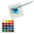 thumbnail image 4 of Creative Mark English Glazed Porcelain Palette , Sturdy Construction with 20 Deep Paint Wells for Color Mixing, Palette for Watercolor, Gouache & Oil Paints for Artists, Professionals, Students, 4 of 7