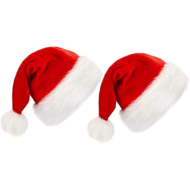 Pieces,christmas Hat,christmas Hat,adult Santa Hat,soft Plush Christmas Hat,classic Christmas Hat,adult Christmas Hat,santa Hat.