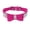 Rose, variant on Mumup Rhinestone Bling Leather Dog & Cat Collar - Flocking Sparkly Crystal Diamonds Studded - Cute Double Bowknot for Pet Show & Daily Walking