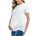 thumbnail image 5 of Edvintorg Maternity Clothes Short Sleeve Harajuku Fashion Cute Print Casual Pregnancy Shirts Pregnant Women Clothing 2025 Summer, 5 of 6