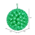thumbnail image 2 of Vickerman 7.5" Starlight Sphere Christmas Ornament with 100 Green Wide Angle LED Lights, 2 of 3