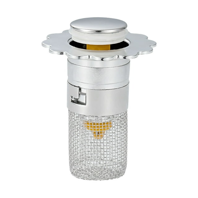 JJKBVCLO Bathroom Stopper Hair Collector Universal Drain Strainer With Hair Filter Universal Bathroom Drain Up Stopper For Stainless Steel Floor Drain Strainer