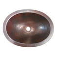 thumbnail image 2 of 16" Oval Copper Bathroom Perfect for Limited Space, 2 of 5