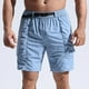 thumbnail image 4 of pstuiky Pantalones cortos de gimnasio, Pantalones cortos deportivos casuales de moda para hombre, con bolsillos laterales elásticos y cintura media. Pantalones cortos de baloncesto, 4 of 7