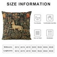 thumbnail image 6 of COMIO  Vintage Vintage Animal Original Period Print Throw Pillow 2pc Pillowcase Soft Upholstery Sofa Bed Decor Living Room Bedroom Office car 2pc, 6 of 6