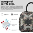 thumbnail image 3 of Flower Lunch Bag for Women Men Reusable Insulated Lunch Bags, Leakproof Cooler Food Lunch Tote Bag, Large Capacity Lunch Box for Work School Travel Picnic, 3 of 7