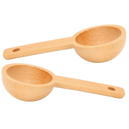 

Wooden Spoon 2Pcs Tablespoon For Sugar For Spices For Tea For Coffee
