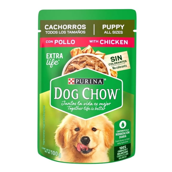 Alimento para Perro Purina Dog Chow Cachorro Sabor Pollo 100 g