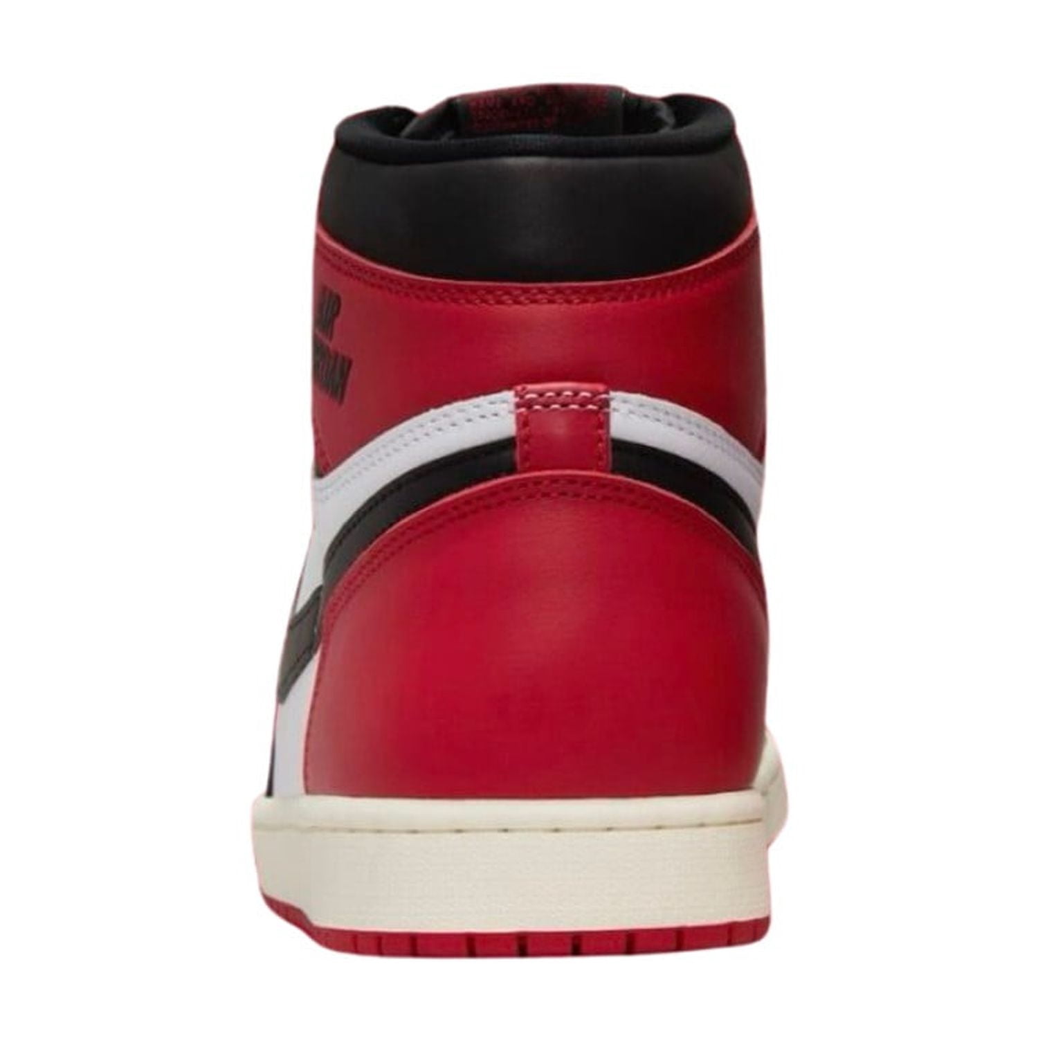 Nike Jordan 1 Retro High OG Men's Shoes, Black/Black/Varsity Red/White, Size 8