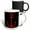 Multicolor, variant on 3drose, Red Color Anchor on Black Background. Naval Minimal Design, 11oz Magic Transforming Mug