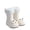 White, variant on Womens Short Wellies Waterproof Ladies Mid Calf Wellington Boots Garden Walking Outdoor Mud Snow Rain Boots Black 2.5-3