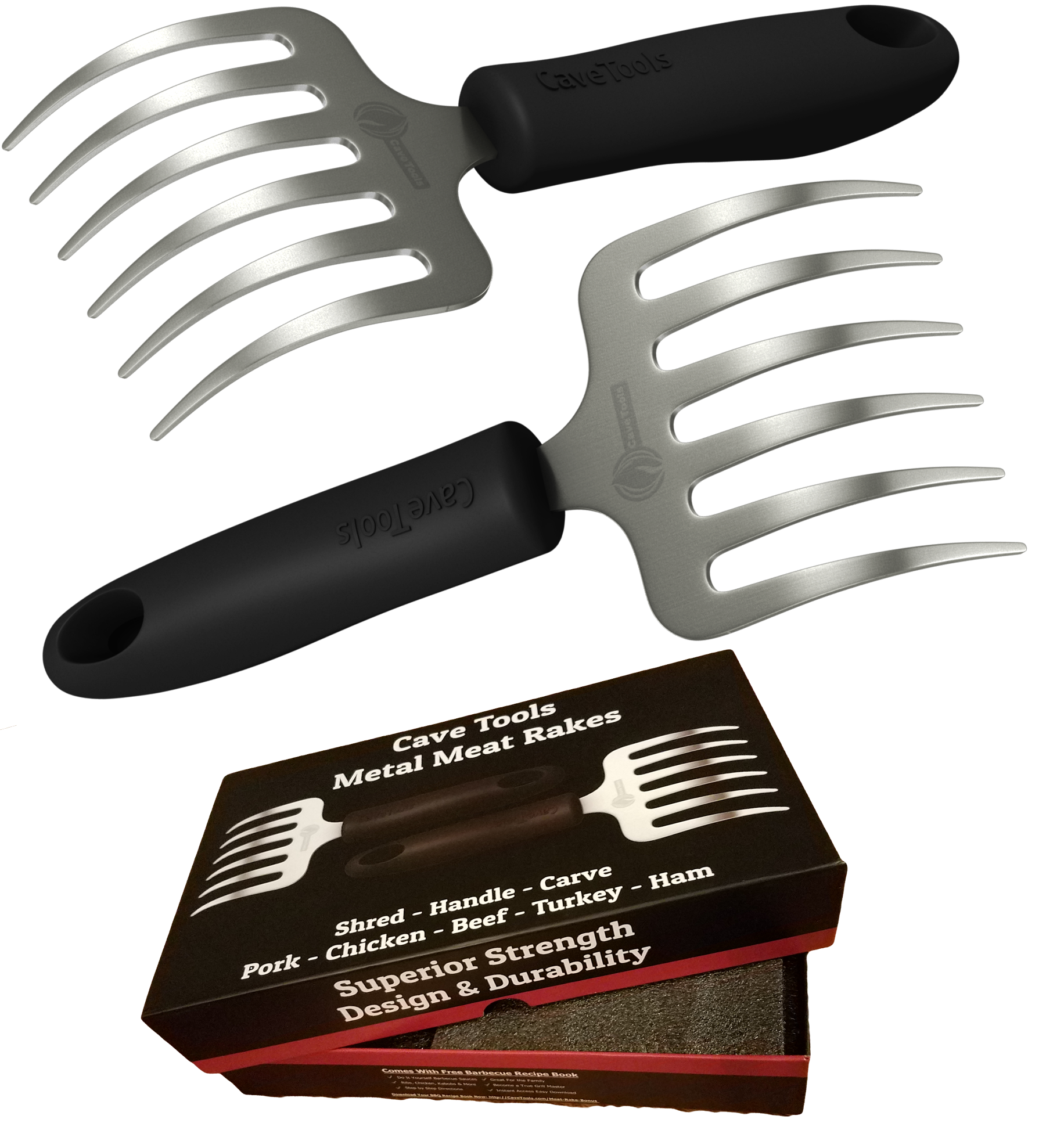 Stainless Steel Meat Forks Meat Claws for Shredding Chicken Barbecue Claws Black Meat Claws Meat Shredder for BBQ Turkey VIGLT Metal Meat Claws Brisket Pulling Stainless Steel Meat Forks Meat Claws for Shredding Chicken Barbecue Claws Black Meat Claws Meat Shredder for BBQ Turkey VIGLT Metal Meat Claws Brisket Pulling