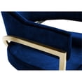 thumbnail image 5 of Meridian Furniture Madelyn Navy Velvet Dining Chair (Set of 2), 5 of 6