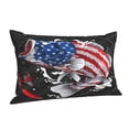 thumbnail image 2 of Disketp Pillow Covers Largemouth Bass Fish In Usa Pattern Throw Pillow Case Cushion Covers,Cushion For Bedroom,Couch,Home-20"X30", 2 of 9