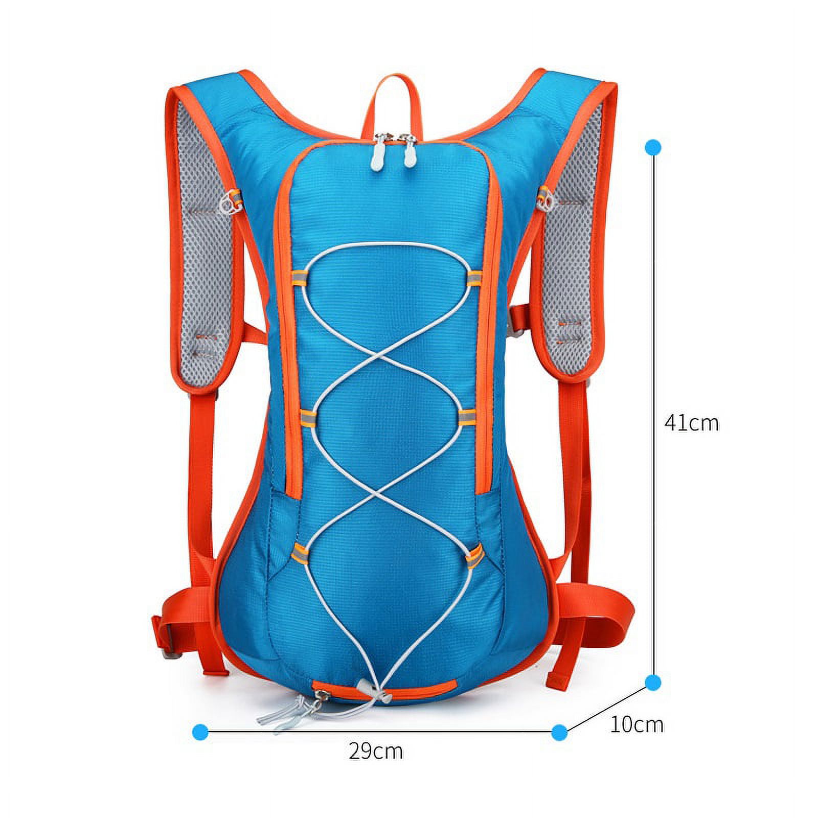 Outdoor Cycling Backpack,Breathable Ultralight Pouch Hiking Bicycle Bike Bags Nylon Adjustable Waist Buckle - image 2 of 7