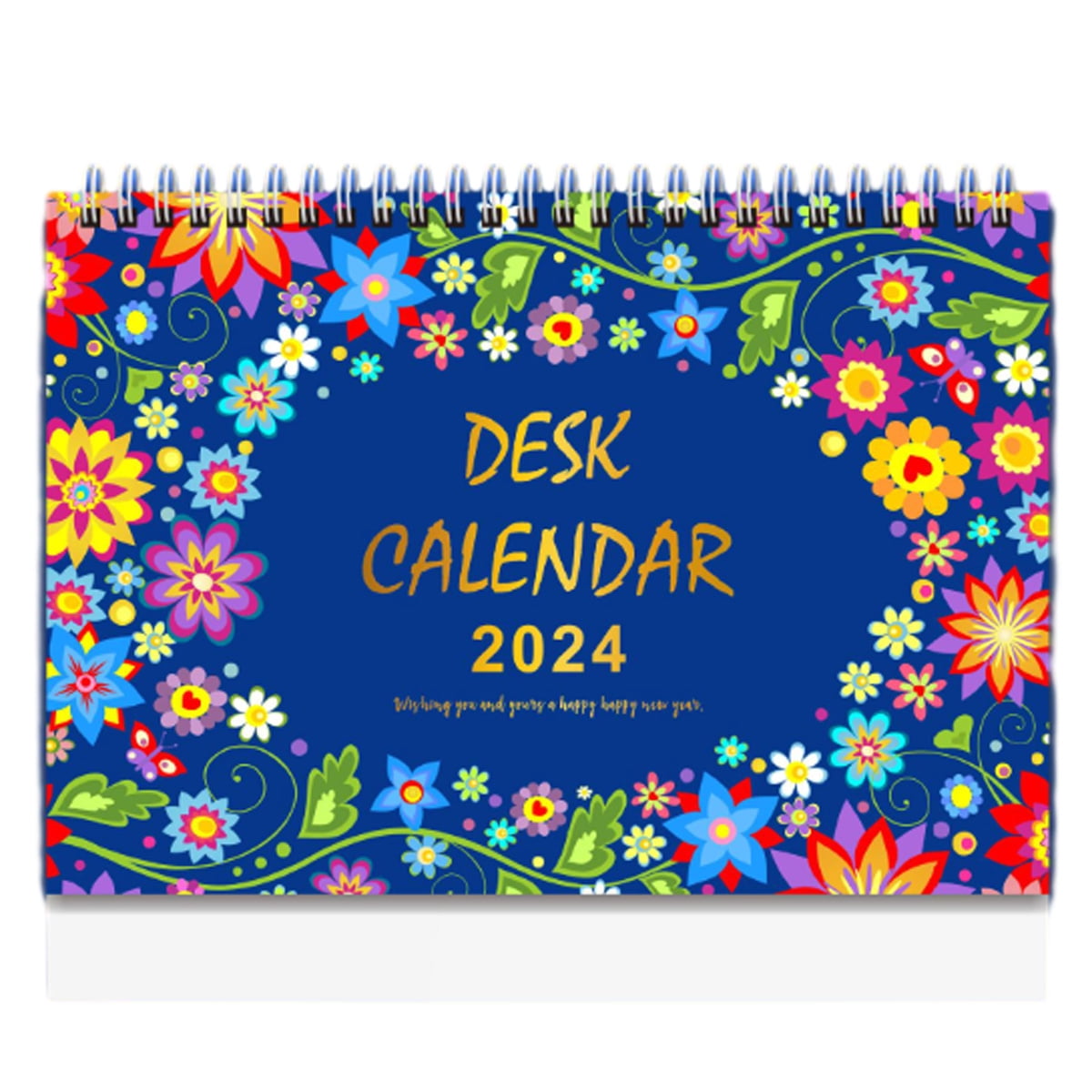 Calendario De Escritorio 2025-2026 - De Pie, 18 Meses (Julio 2025 A Diciembre 2026), Encuadernación Doble Alambre, Papel Resistente
