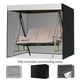 thumbnail image 5 of Ounissouiy Cubierta de asiento de columpio de jardín, cómoda y resistente a desgarros, color negro, para muebles de cubierta de columpio de Jardín y Patio, 5 of 6