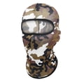 thumbnail image 2 of JoveMarine Camouflage Neck Gaiter Face Mask - Sunscreen Breathable Quick Dry for Men Outdoor Cycling Motorcycle Helmet Liner Skull Cap Face Protection from Sun,A, 2 of 4