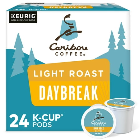 Caribou Coffee, Daybreak Light Roast K-Cup Coffee Pods, 24 Count
