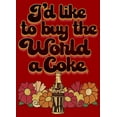 thumbnail image 2 of Men's Coca Cola Unity I'd Like to Buy the World a Coke Retro  Graphic Tee Red Small, 2 of 5