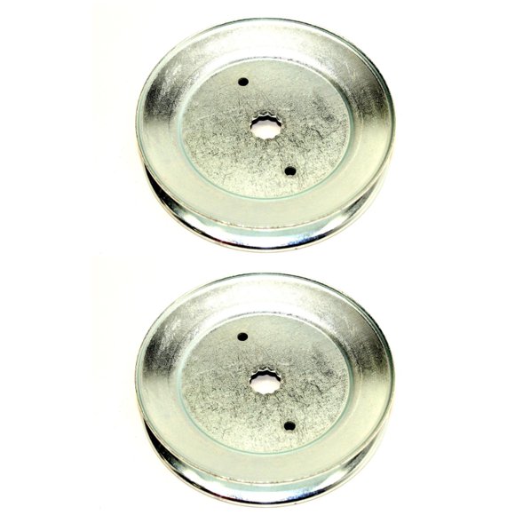 173435 Mower Deck Mandrel Pulley for Craftsman Riding Mowers (2-Pack)
